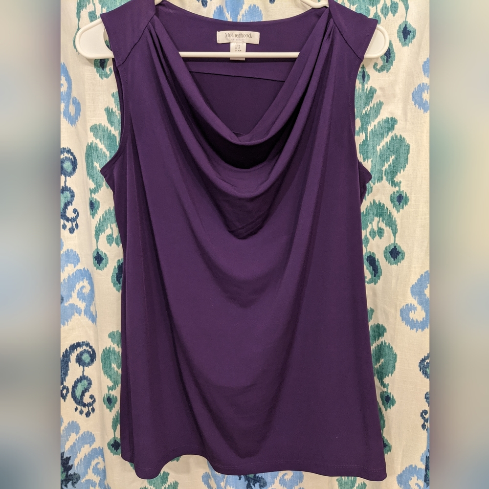 Purple stretchy Motherhood Maternity tank